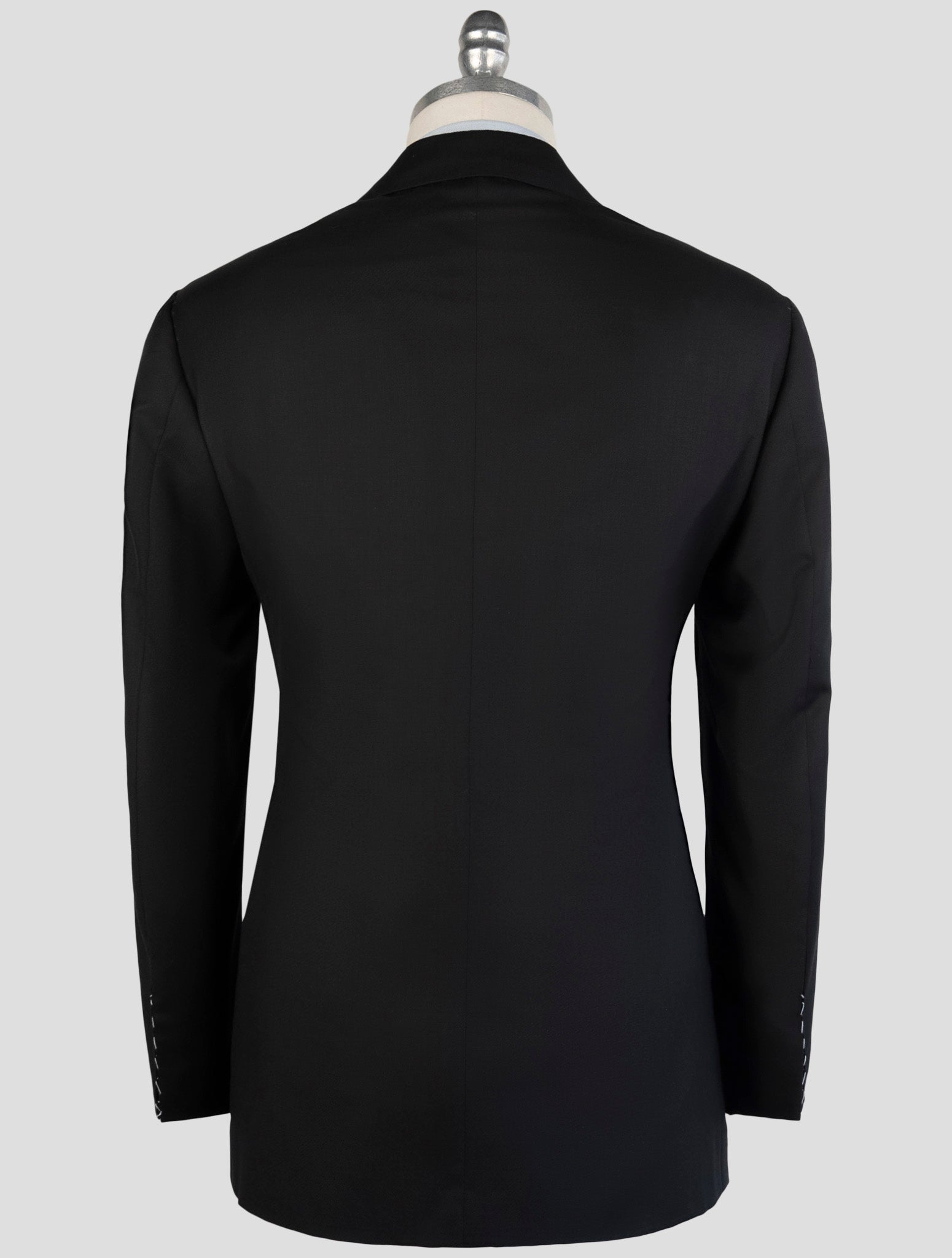 Kiton Black Wool 14 Micron Suit