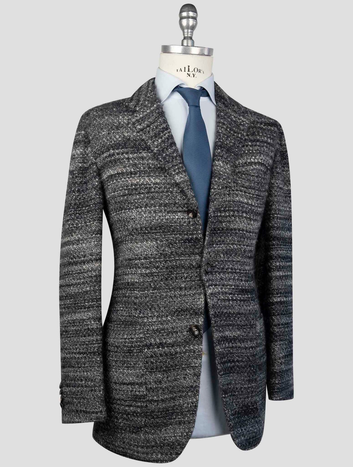 Kiton Multicolor Cashmere Silk Blazer