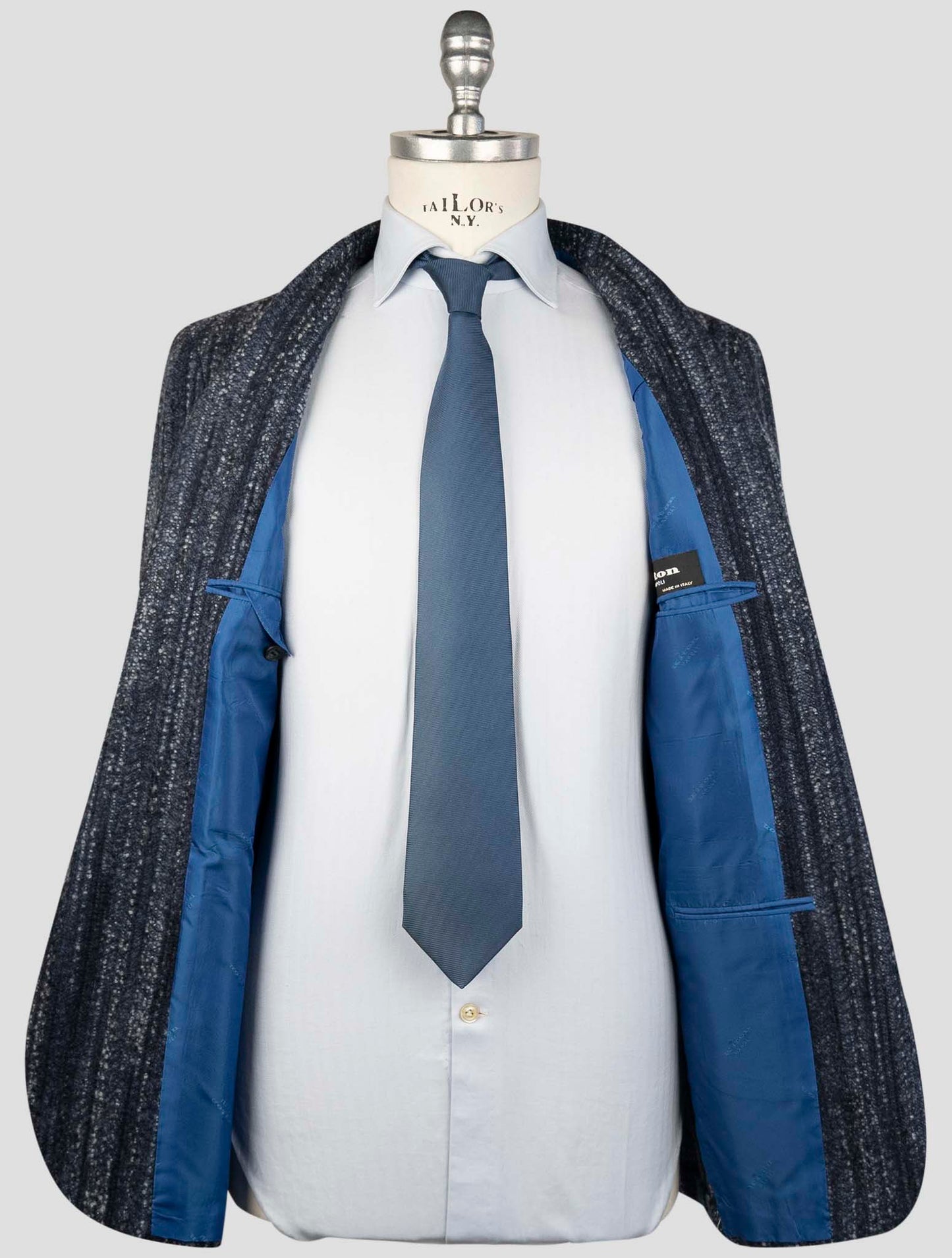 Kiton Multicolor Cashmere Silk Blazer