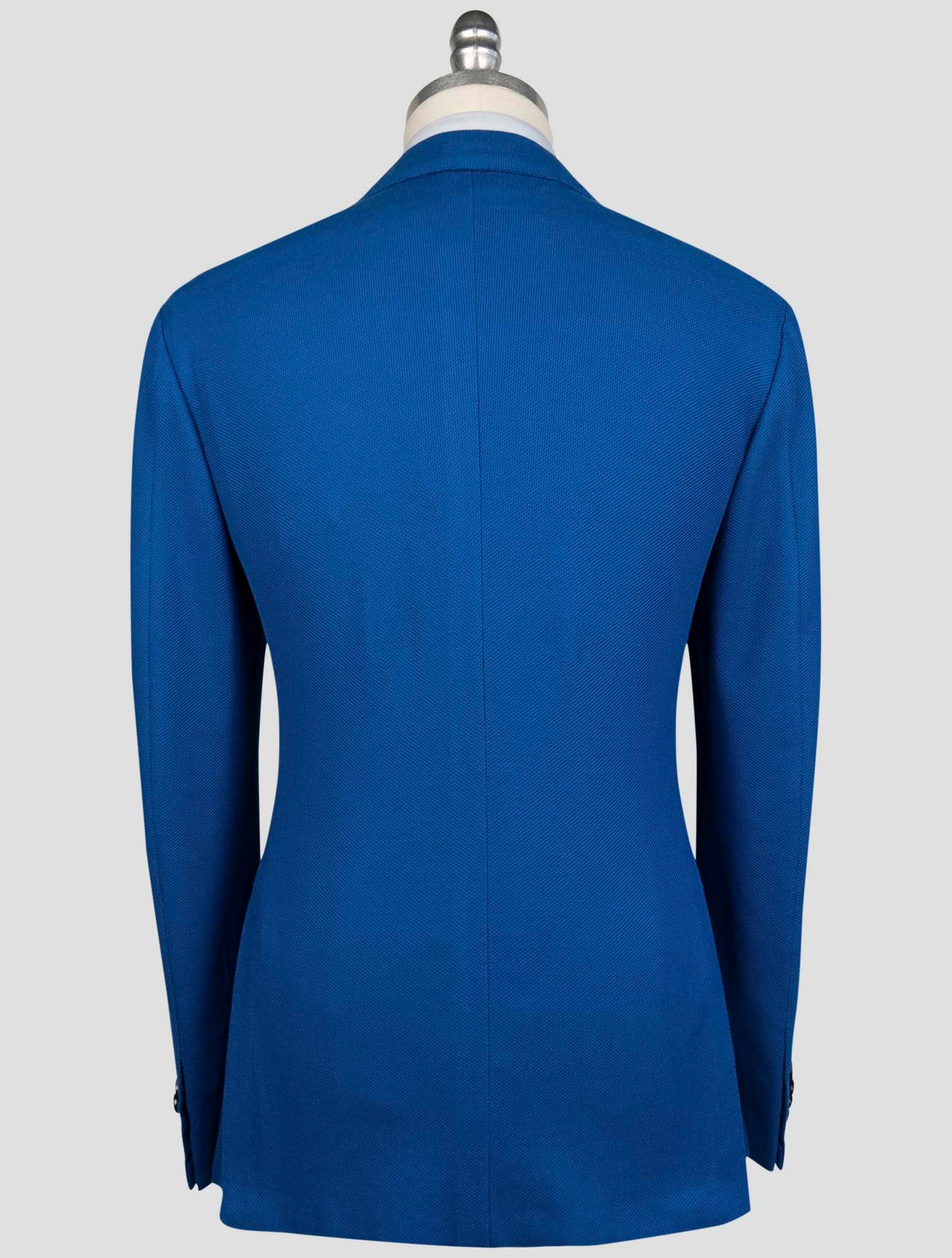 Kiton Blue Cotton Blazer