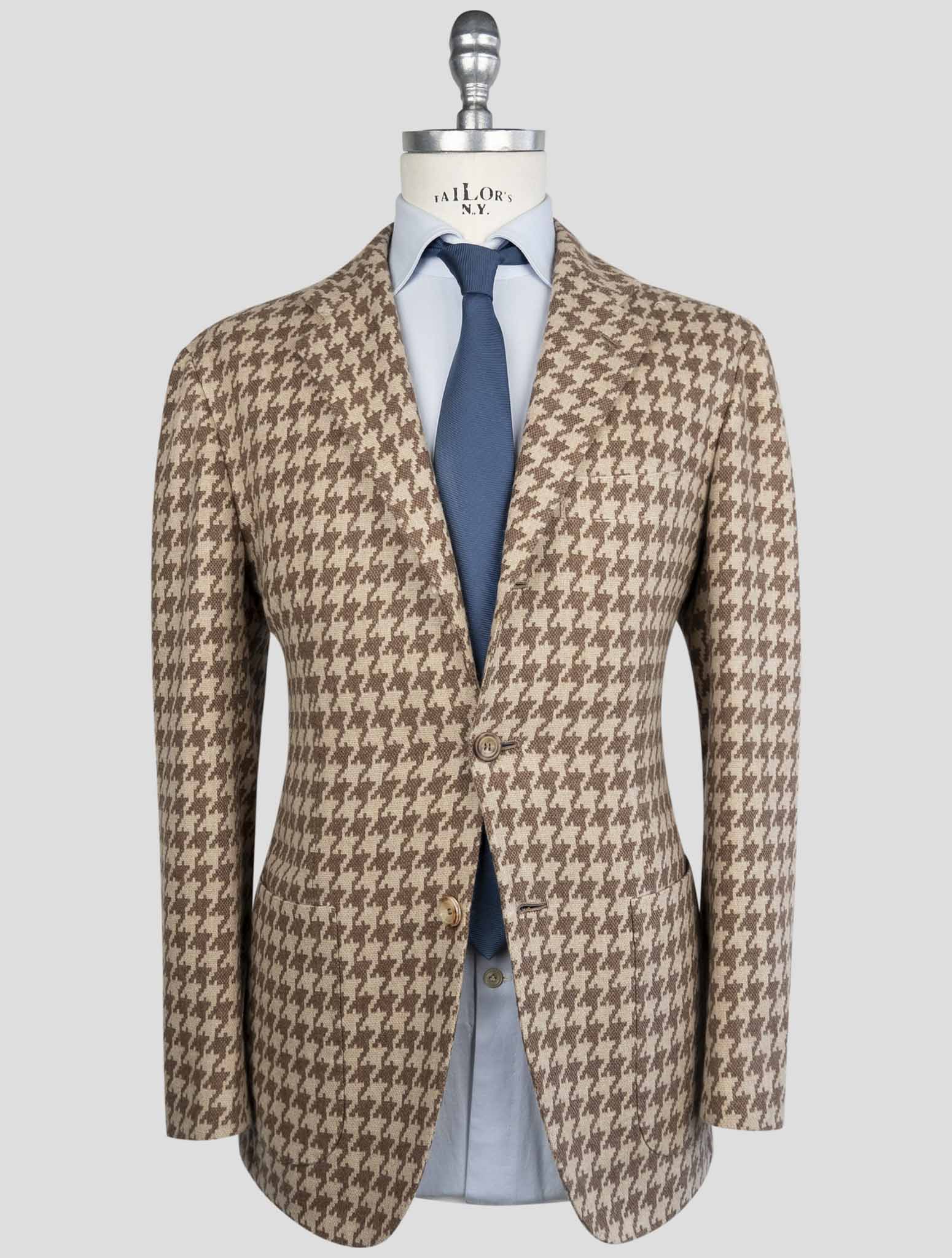 Kiton Brown Cashmere Blazer