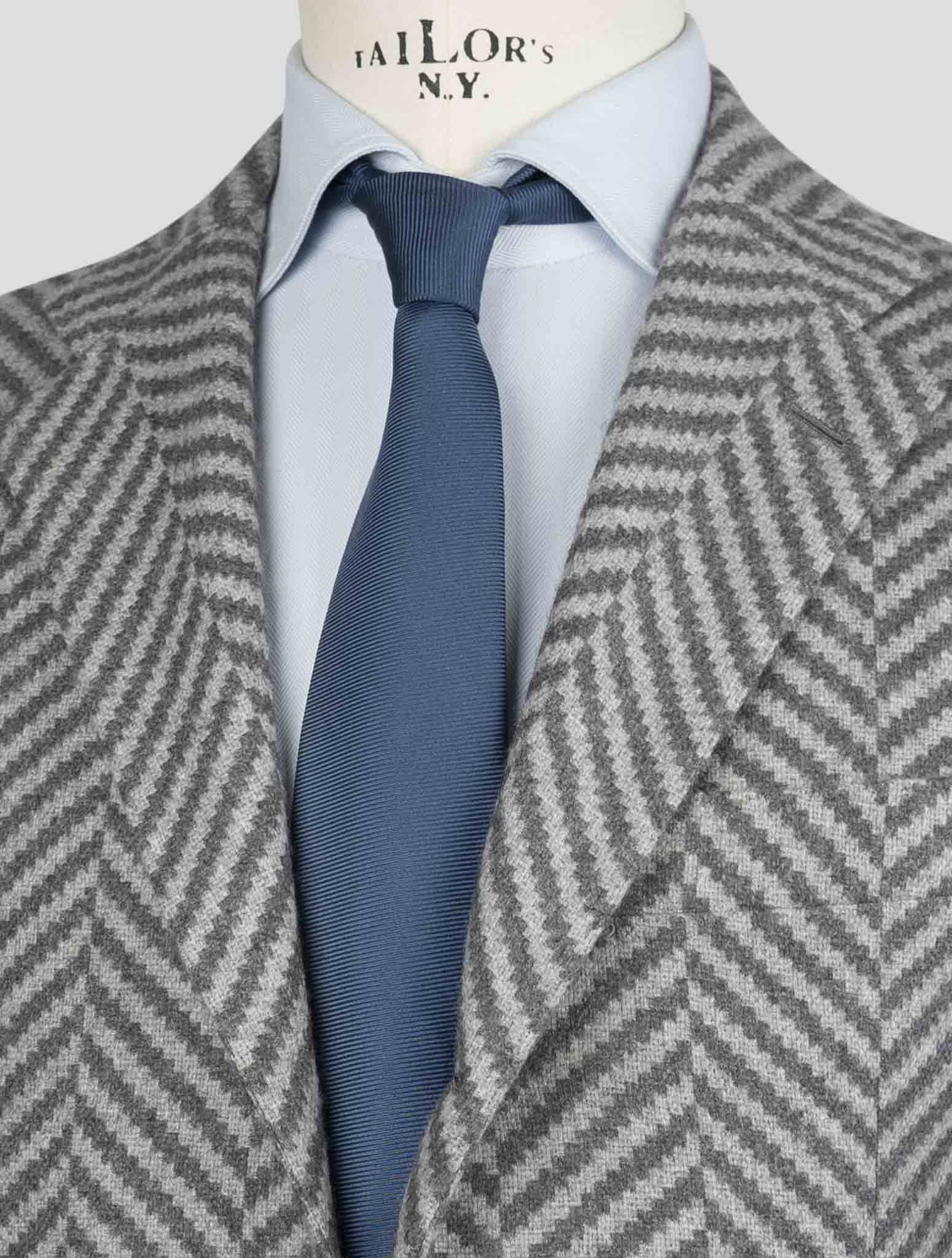 Kiton Gray Cashmere Blazer