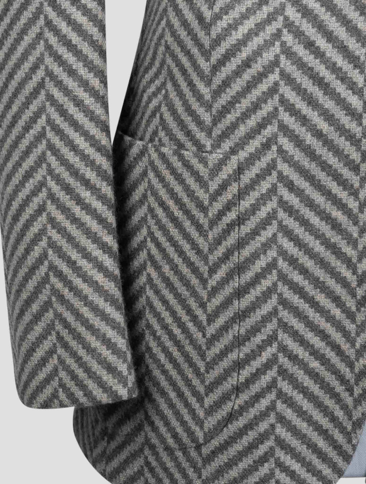 Kiton Gray Cashmere Blazer