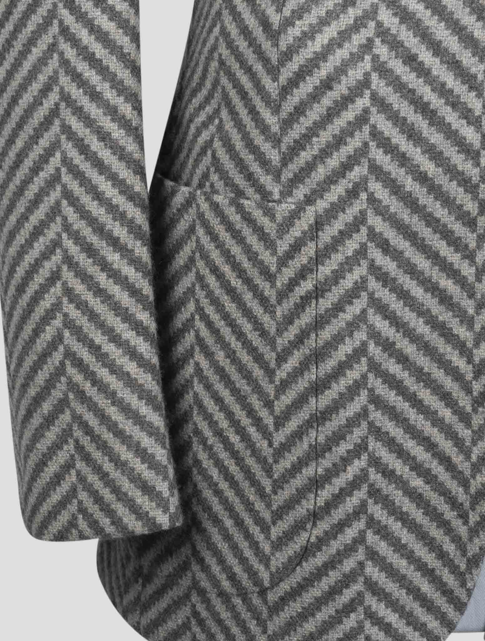 Kiton Gray Cashmere Blazer
