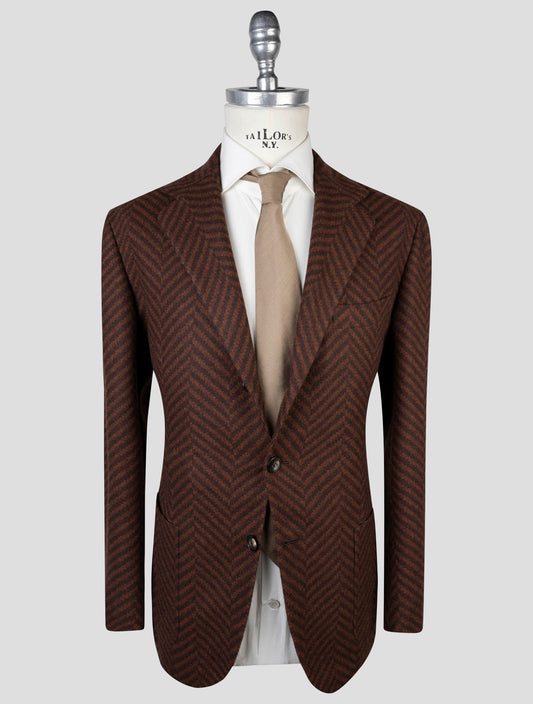 Kiton Brown Cashmere  Blazer