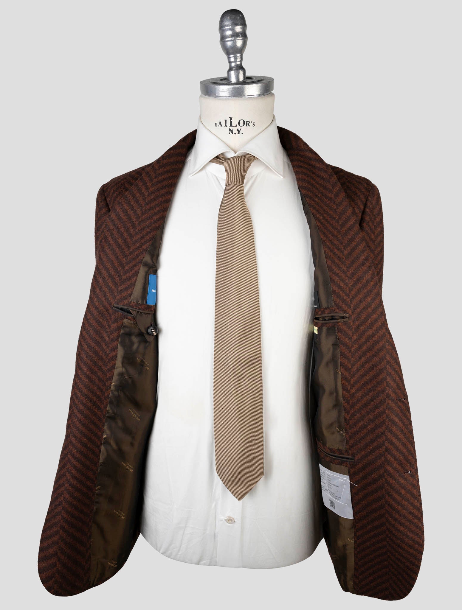 Kiton Brown Cashmere  Blazer