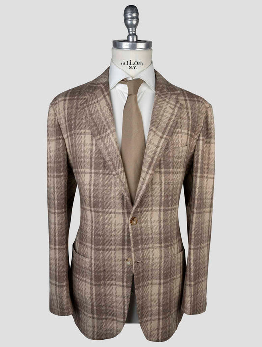 Kiton Brown Cashmere Blazer