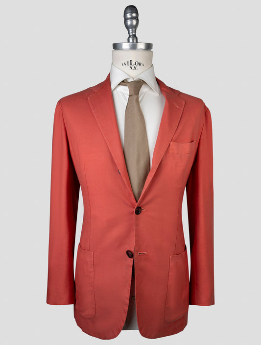 Kiton Red Cashmere  Blazer