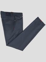 Kiton Blue Wool Jeans