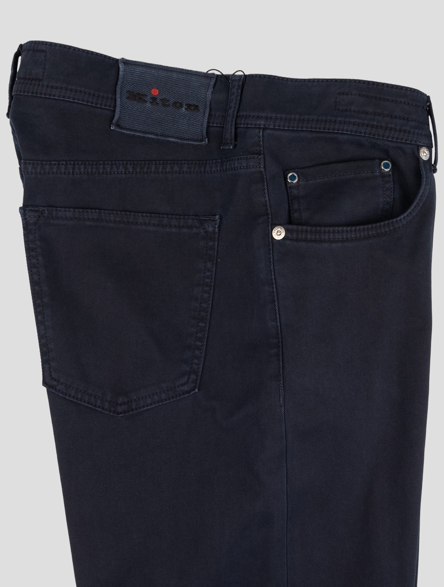 Kiton Blue Cotton Ea Jeans