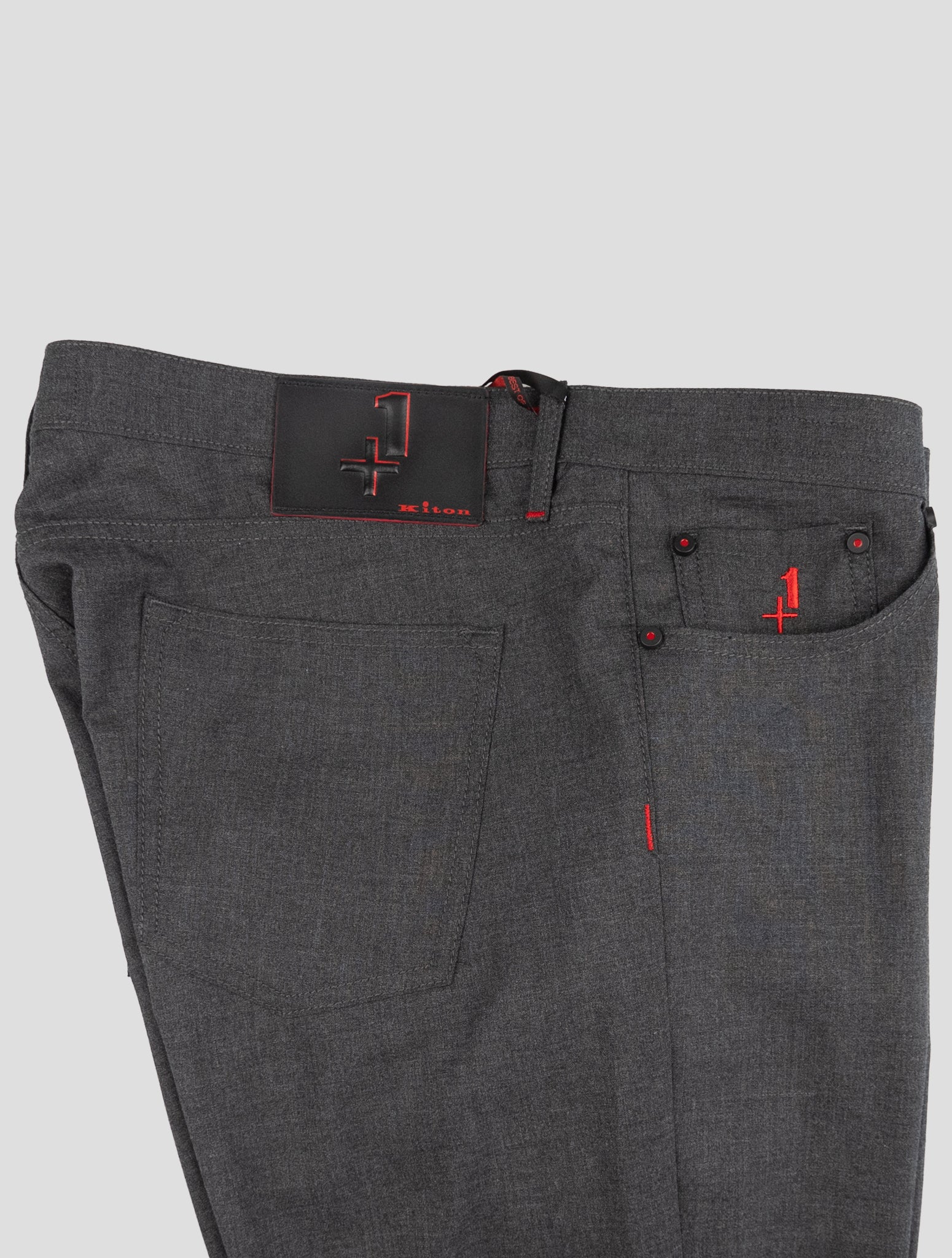 Kiton Gray Cashmere Jeans Special Edition Plus One