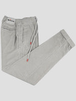 Kiton Gray Cotton Ea Jeans