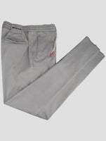 Kiton Gray Lyocell Cotton Ea Pants