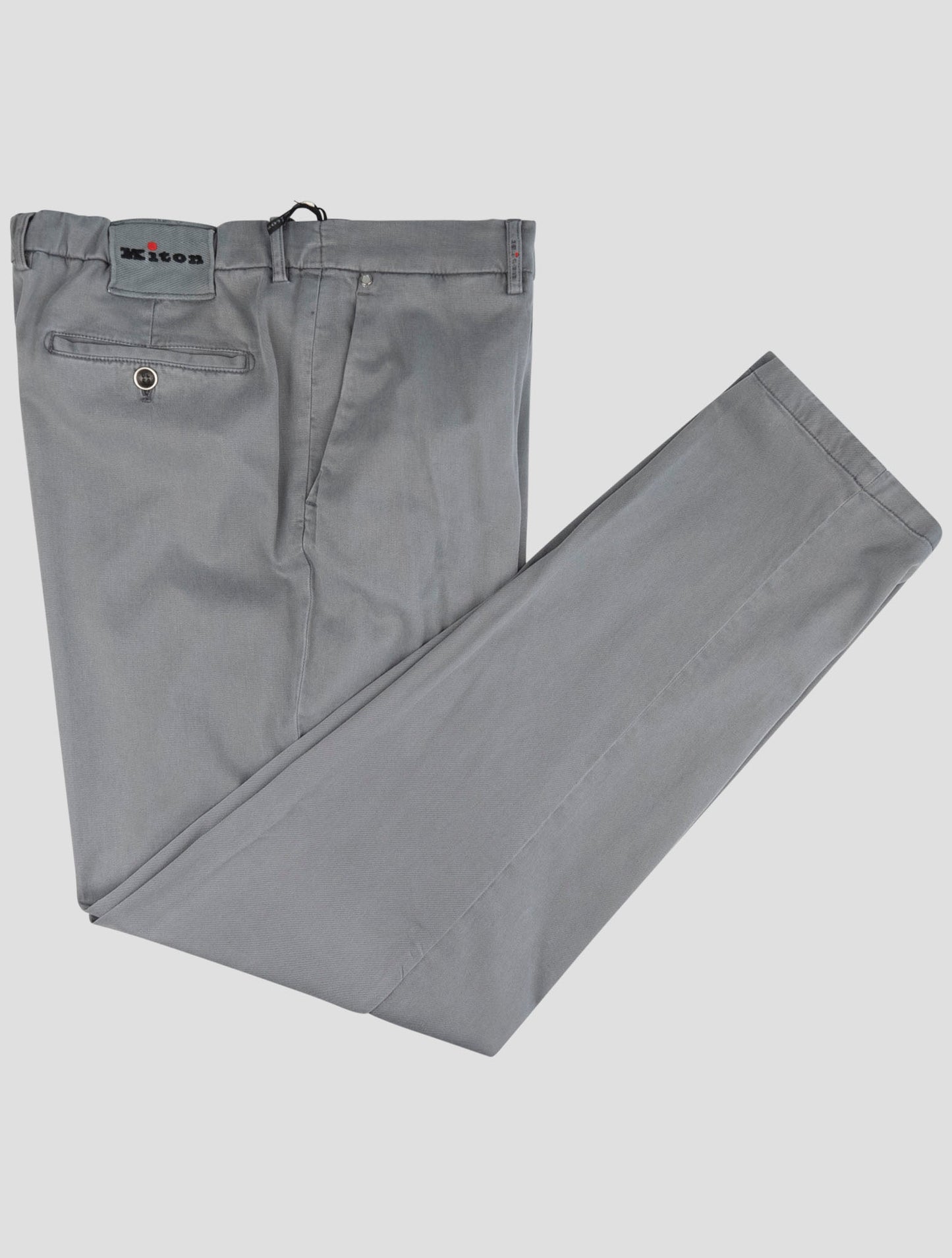 Kiton Gray Lyocell Ea Pants