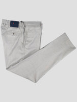 Kiton Gray Wool Dress Pants
