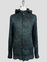 Kiton Green Linen Shirt Mariano