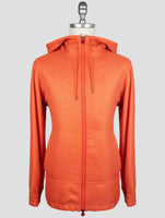 Kiton Orange Wool Cashmere Silk Linen Shirt Umbi