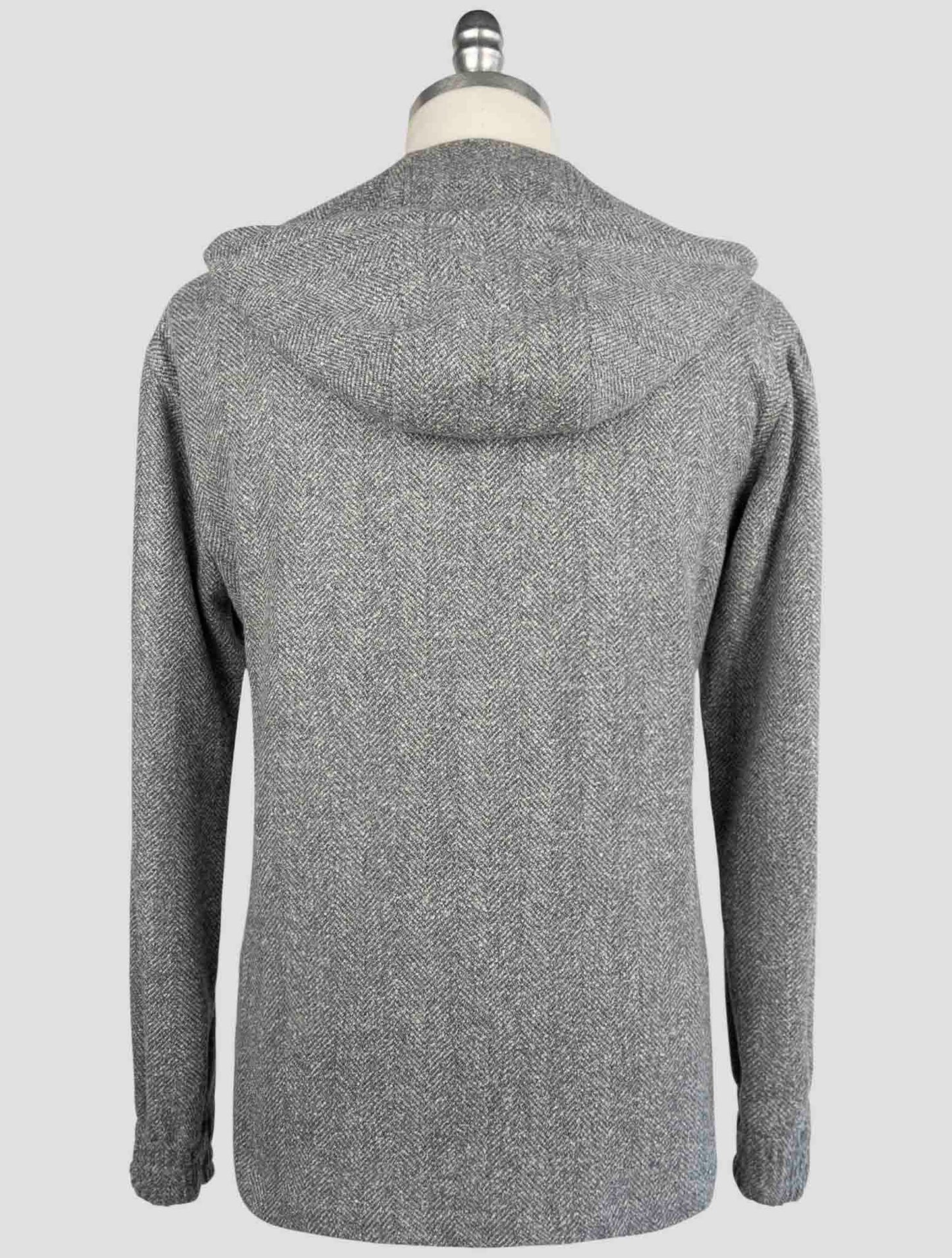 Kiton Gray  Virgin wool Pa Silk Linen Shirt Mariano