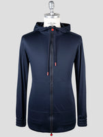 Kiton Blue Cotton Shirt Umbi