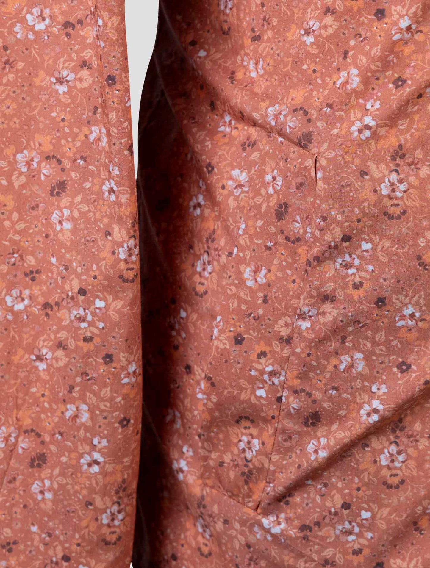 Kiton Orange Cotton Shirt Mariano