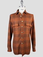 Kiton Orange Cashmere Shirt