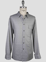 Kiton Light Blue Cotton Shirt