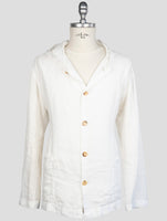 kiton White Linen  Shirt Luca
