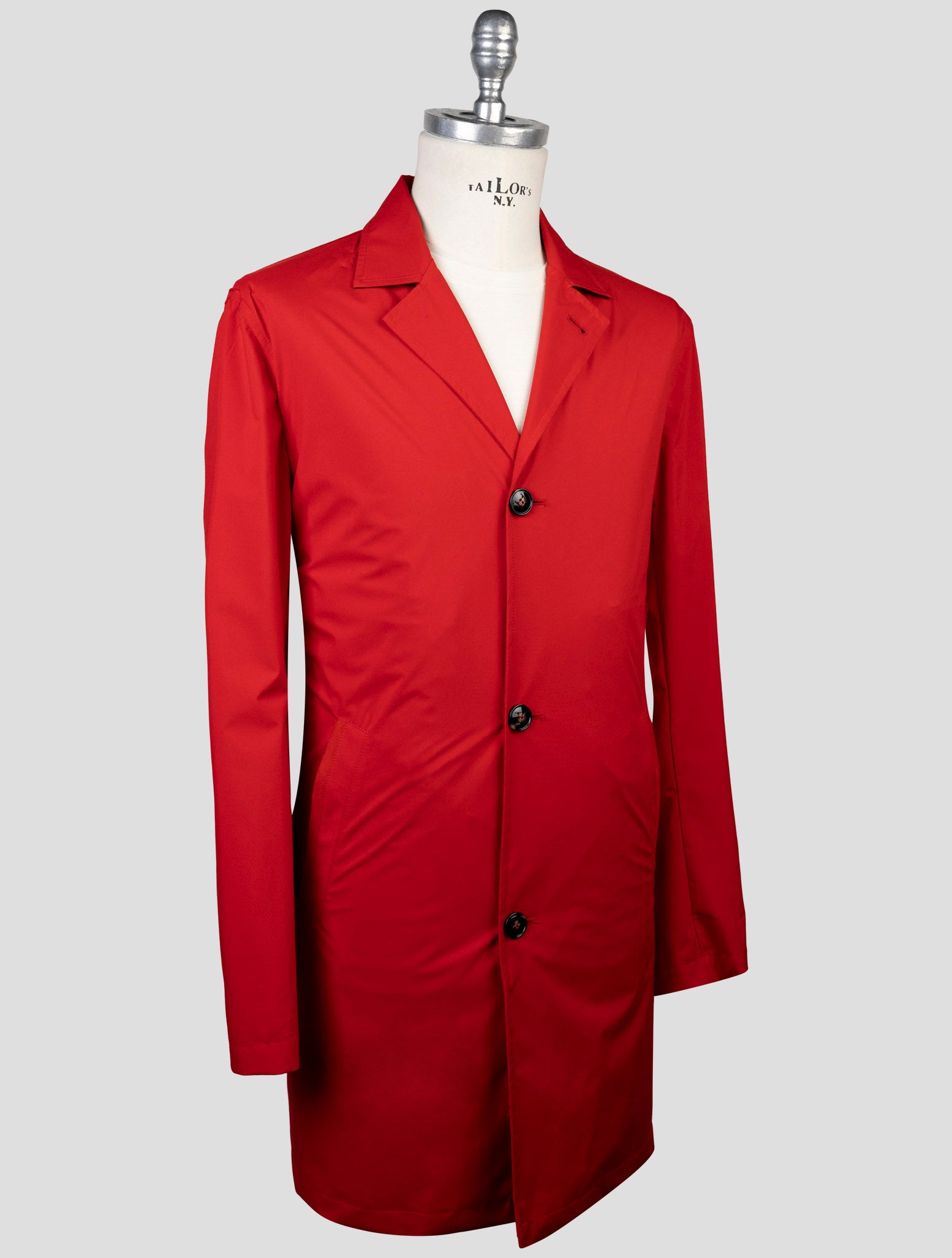 Kiton Red Pa Ea Overcoat