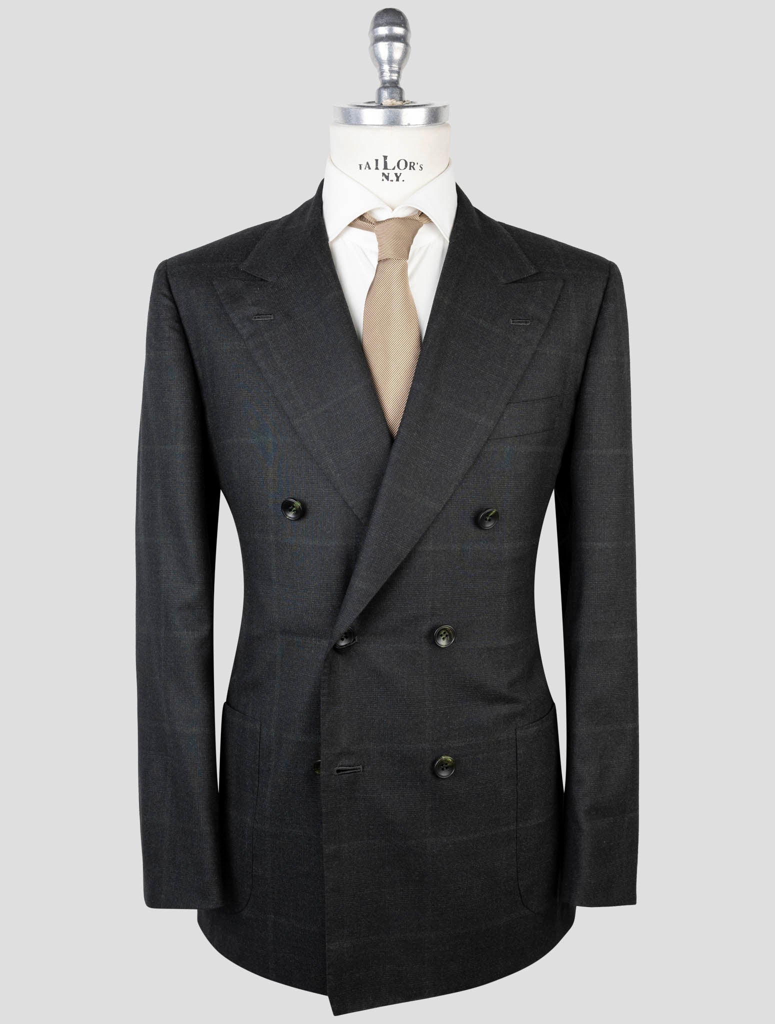 Kiton Green Cashmere Ea Blazer