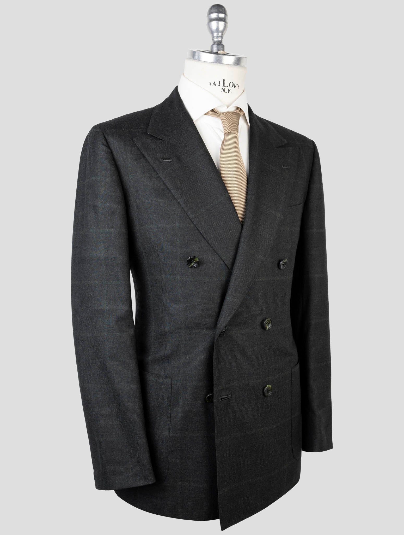 Kiton Green Cashmere Ea Blazer