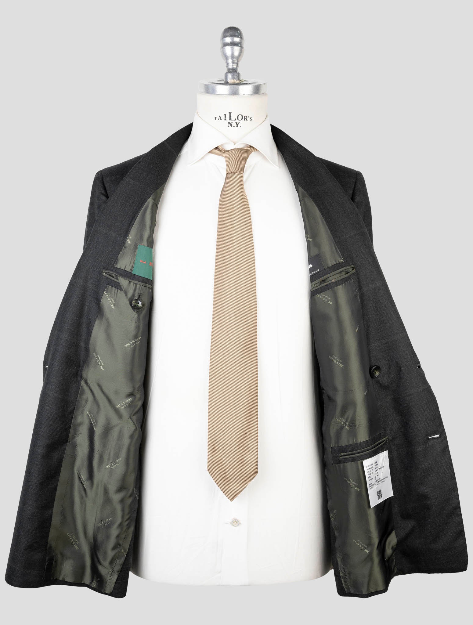 Kiton Green Cashmere Ea Blazer