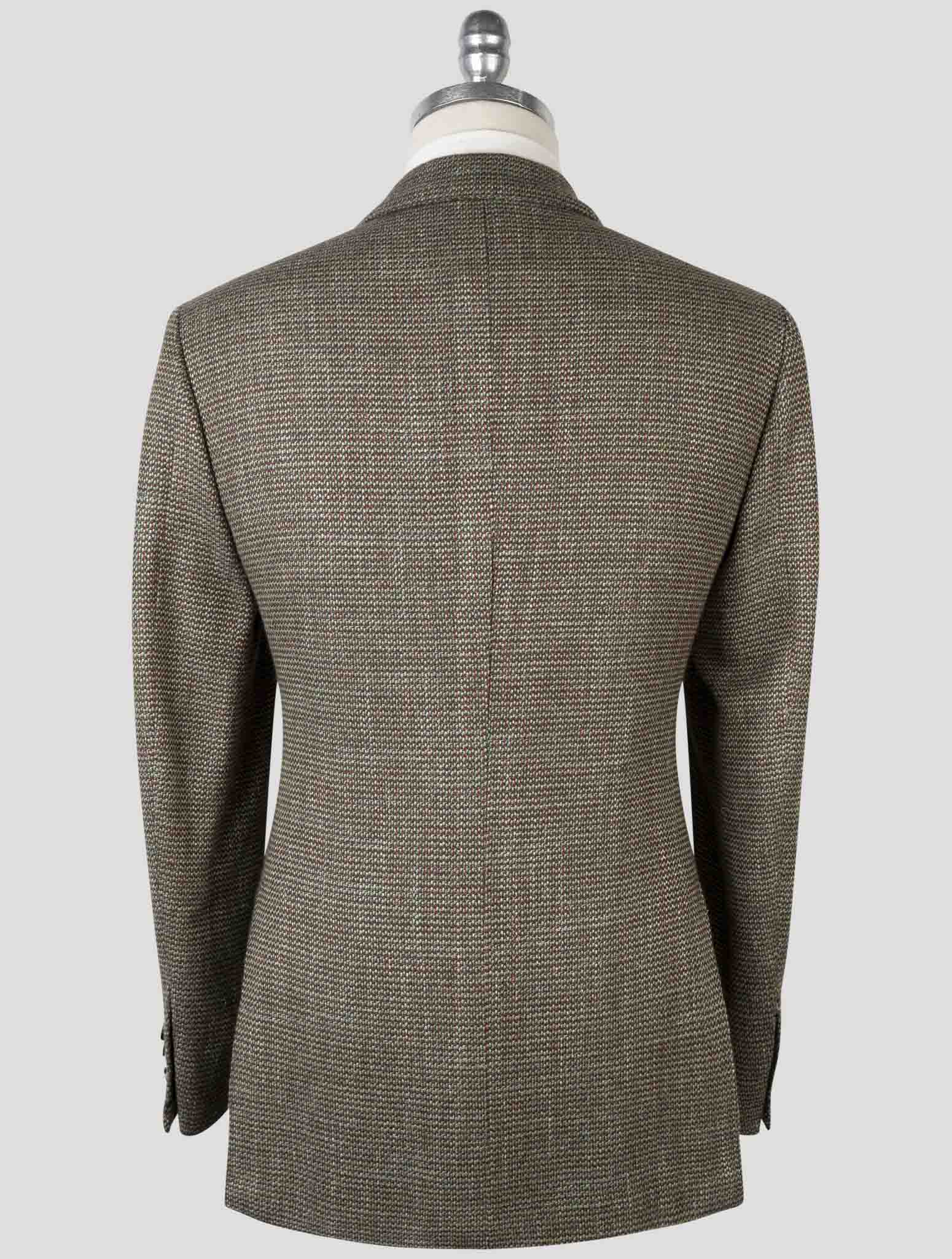 Kiton Multicolor Cashmere Virgin Wool Silk Linen Blazer