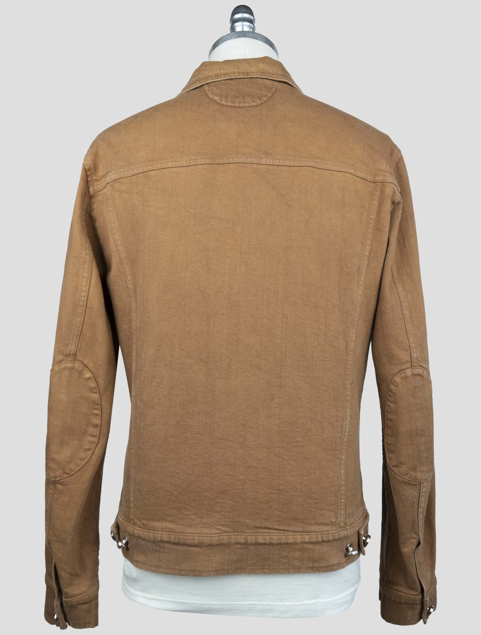 Kiton Blue Cotton Ea Coat