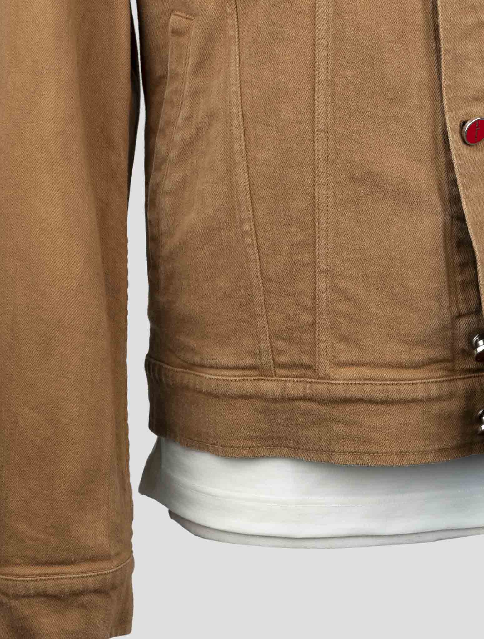 Kiton Blue Cotton Ea Coat