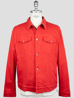 Kiton Red Cotton Ea Coat
