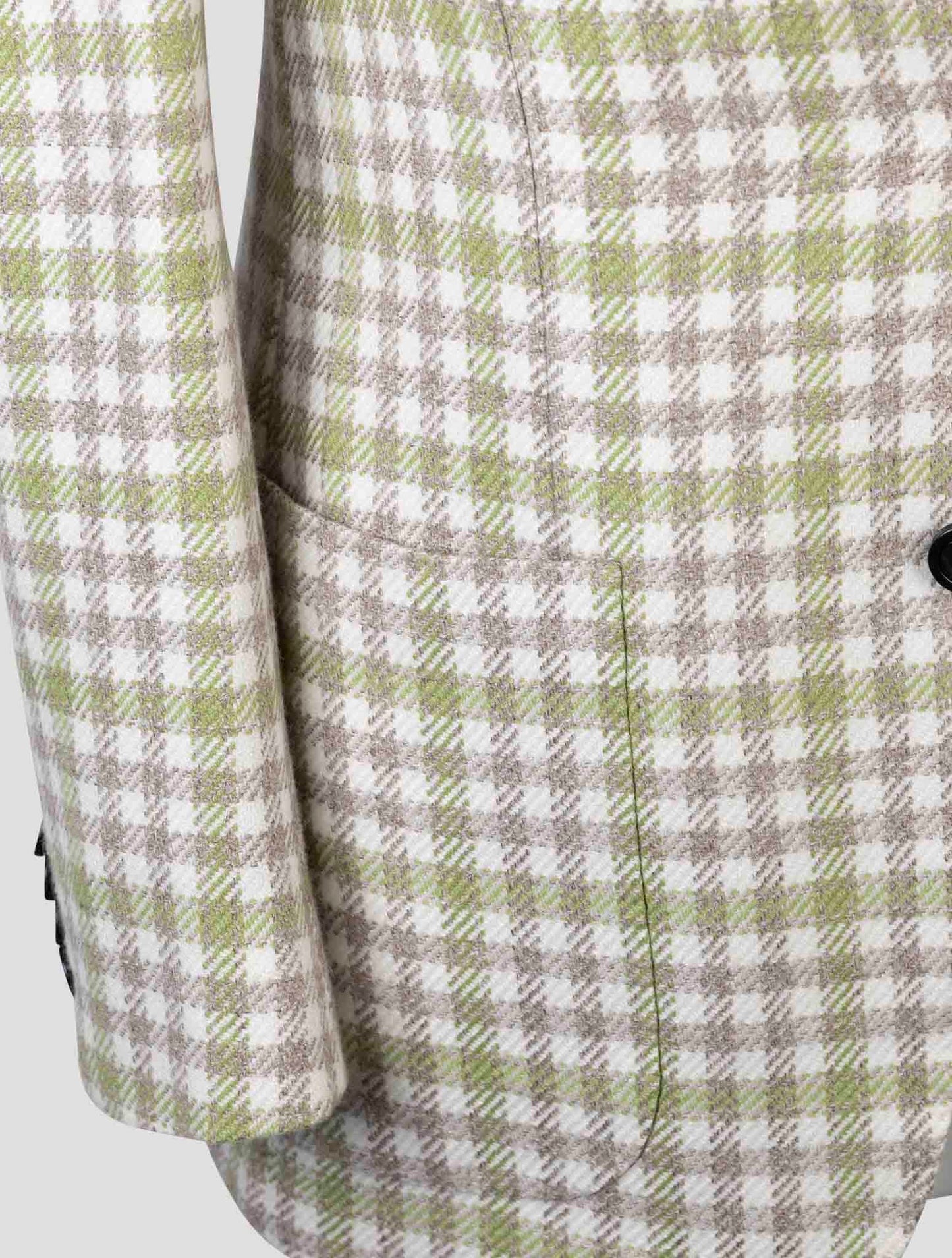 Kiton Multicolor Cashmere Virgin Wool Silk Linen Blazer