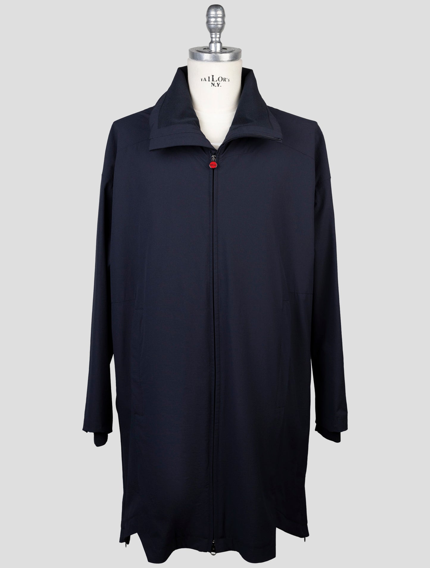 Kiton Blue Pa Ea Overcoat