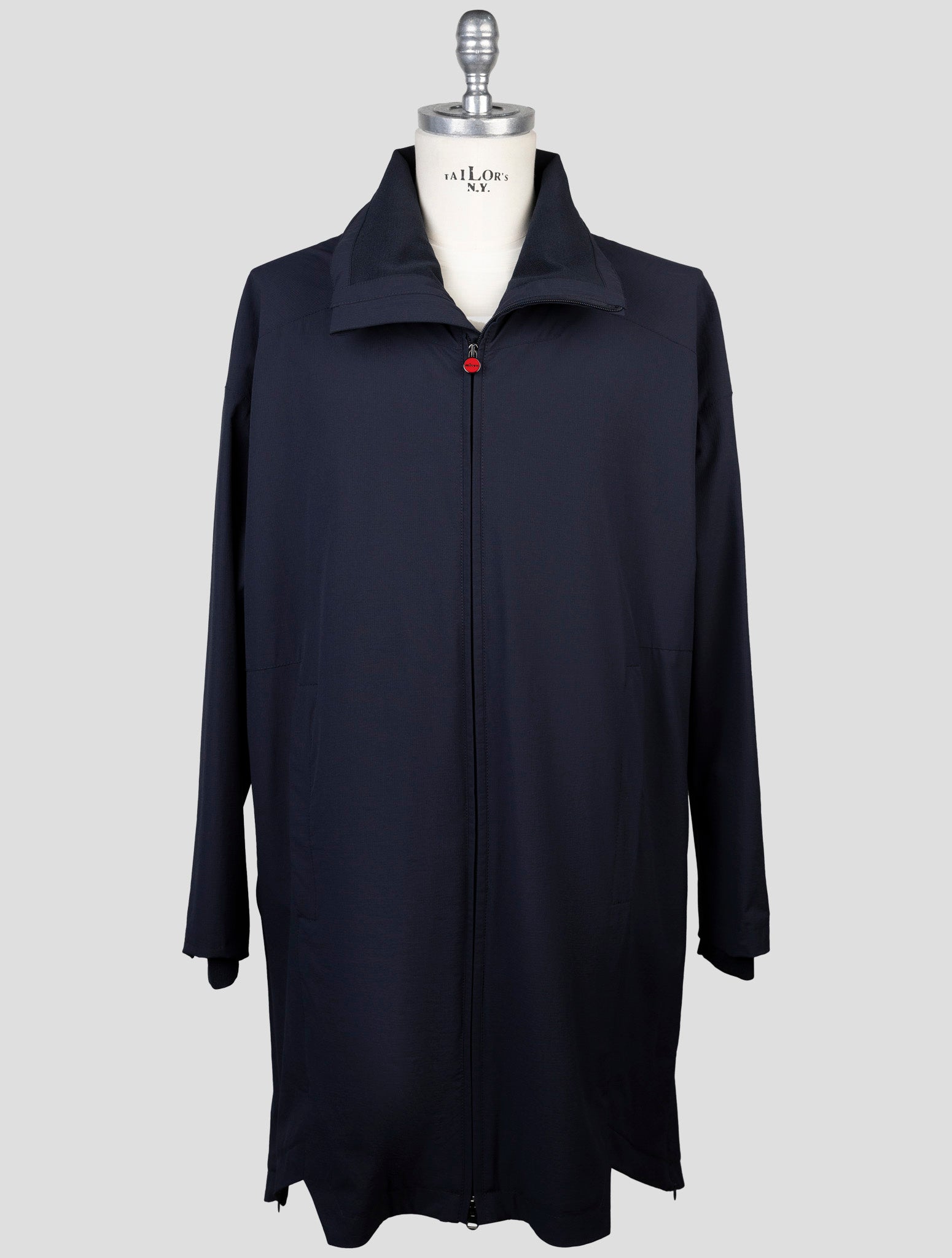 Kiton Blue Pa Ea Overcoat