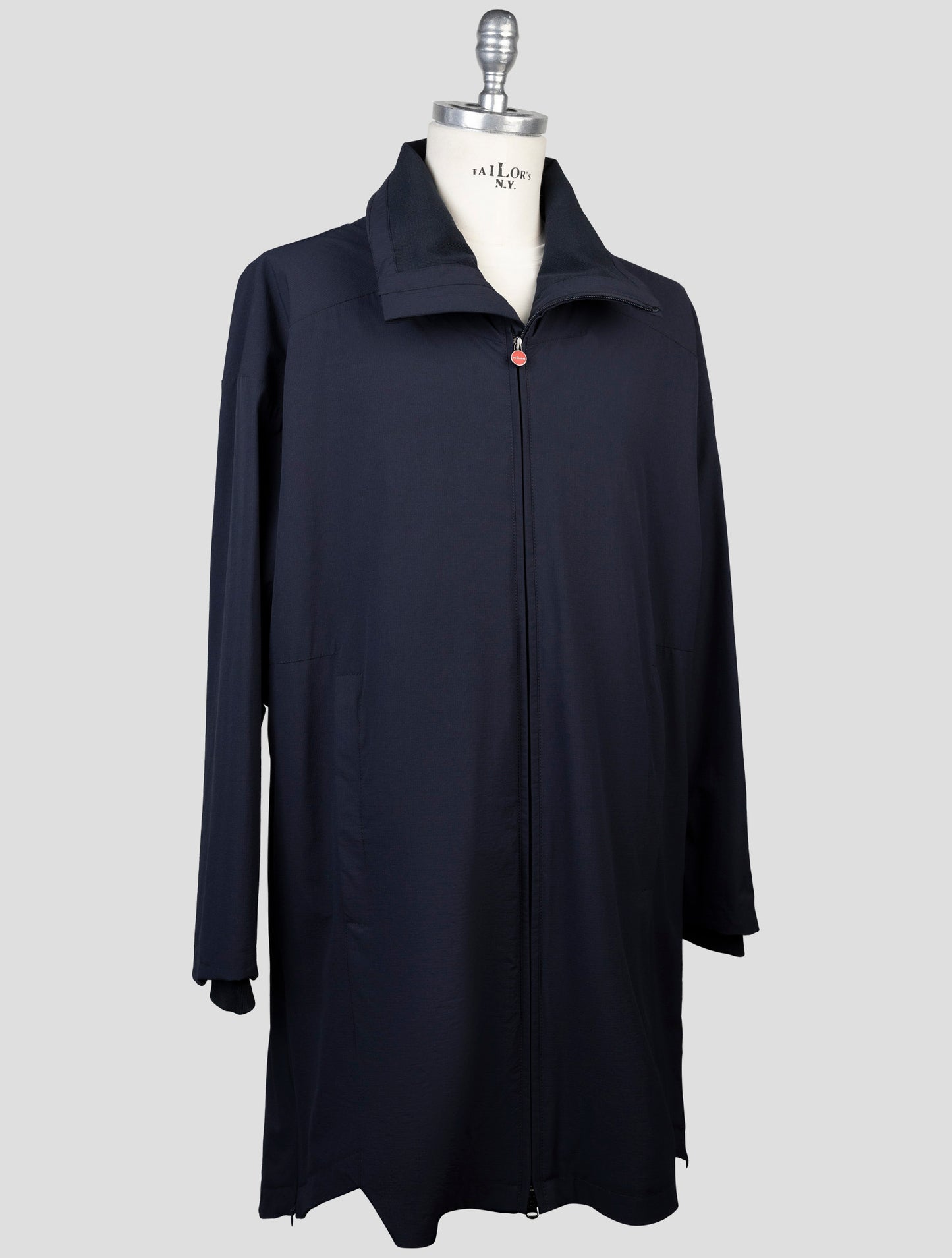 Kiton Blue Pa Ea Overcoat
