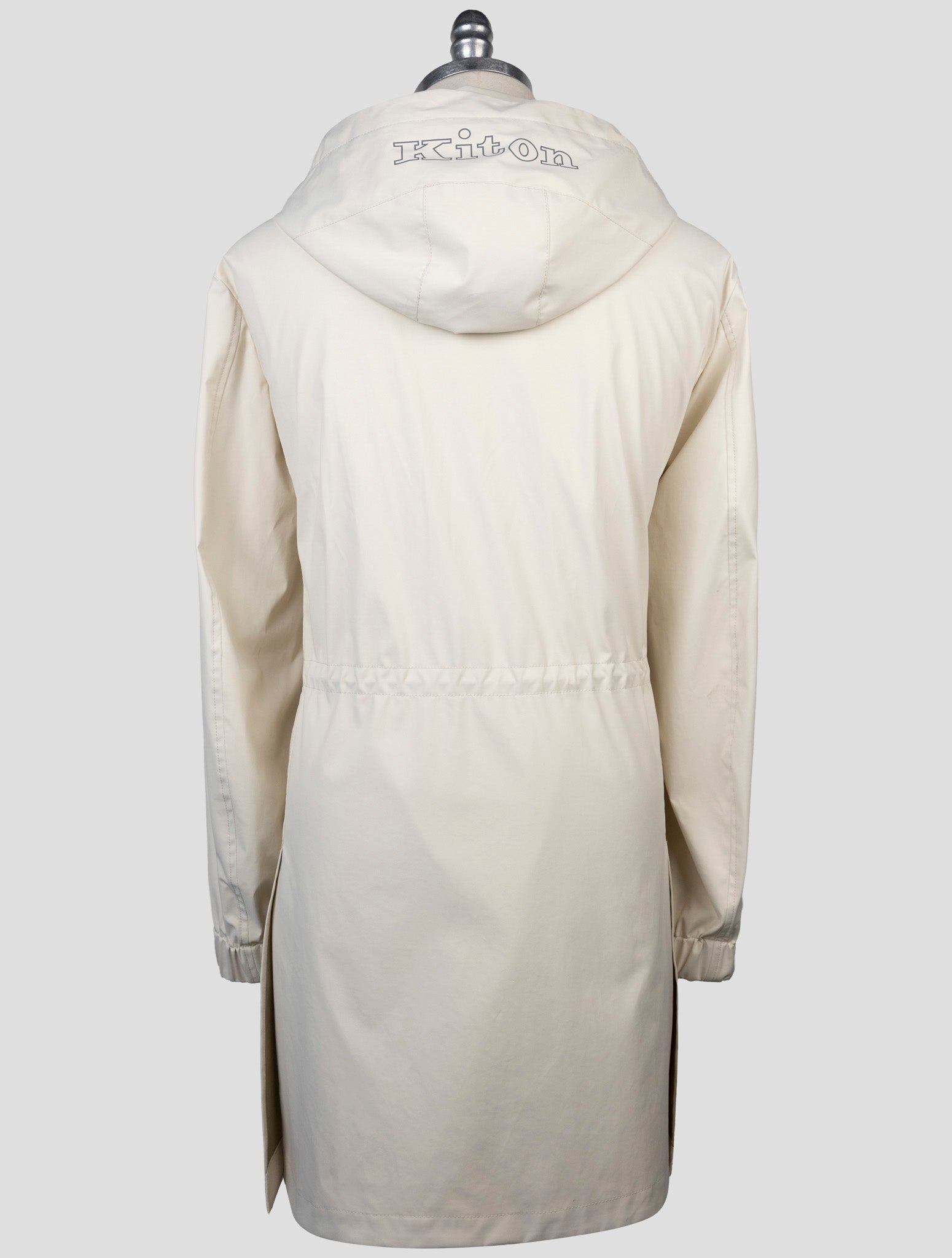 Kiton White Pa Pl Overcoat