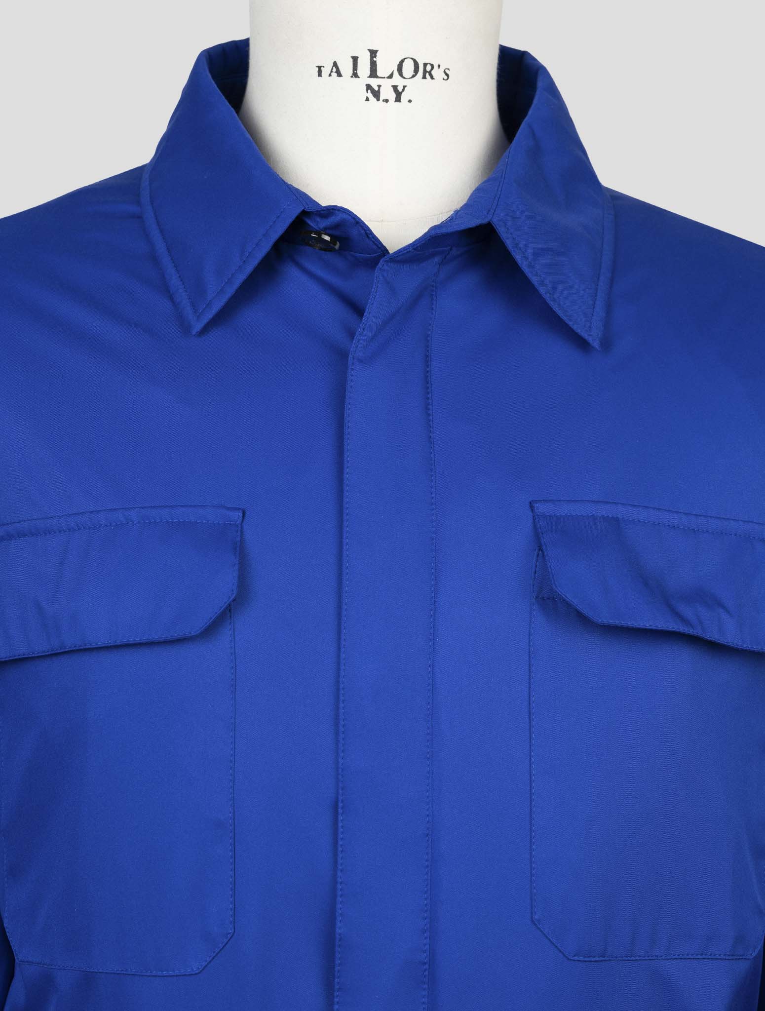 Kiton Blue Pl Coat