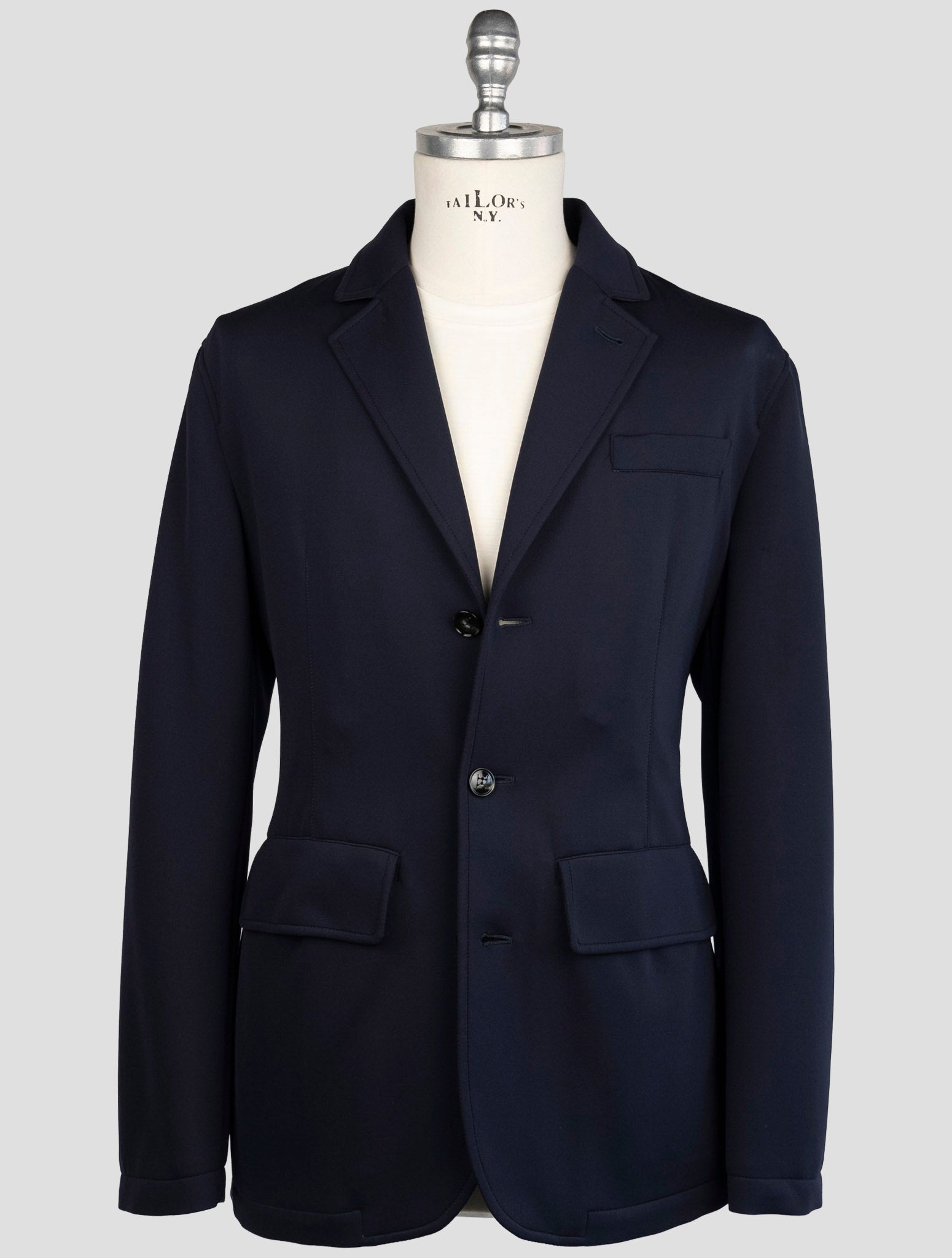Kiton Blue Pa Ea Coat