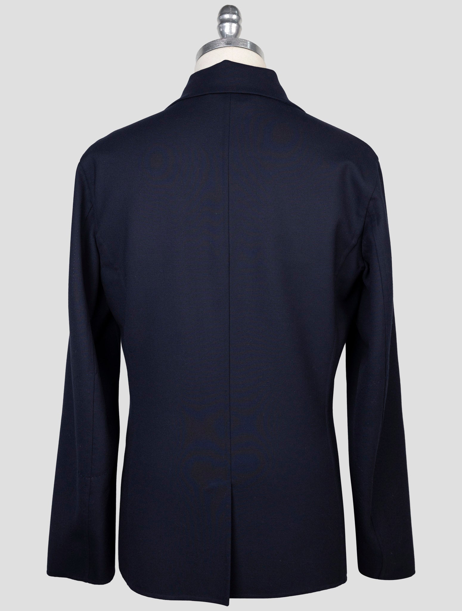 Kiton Blue Wool Pa Blazer