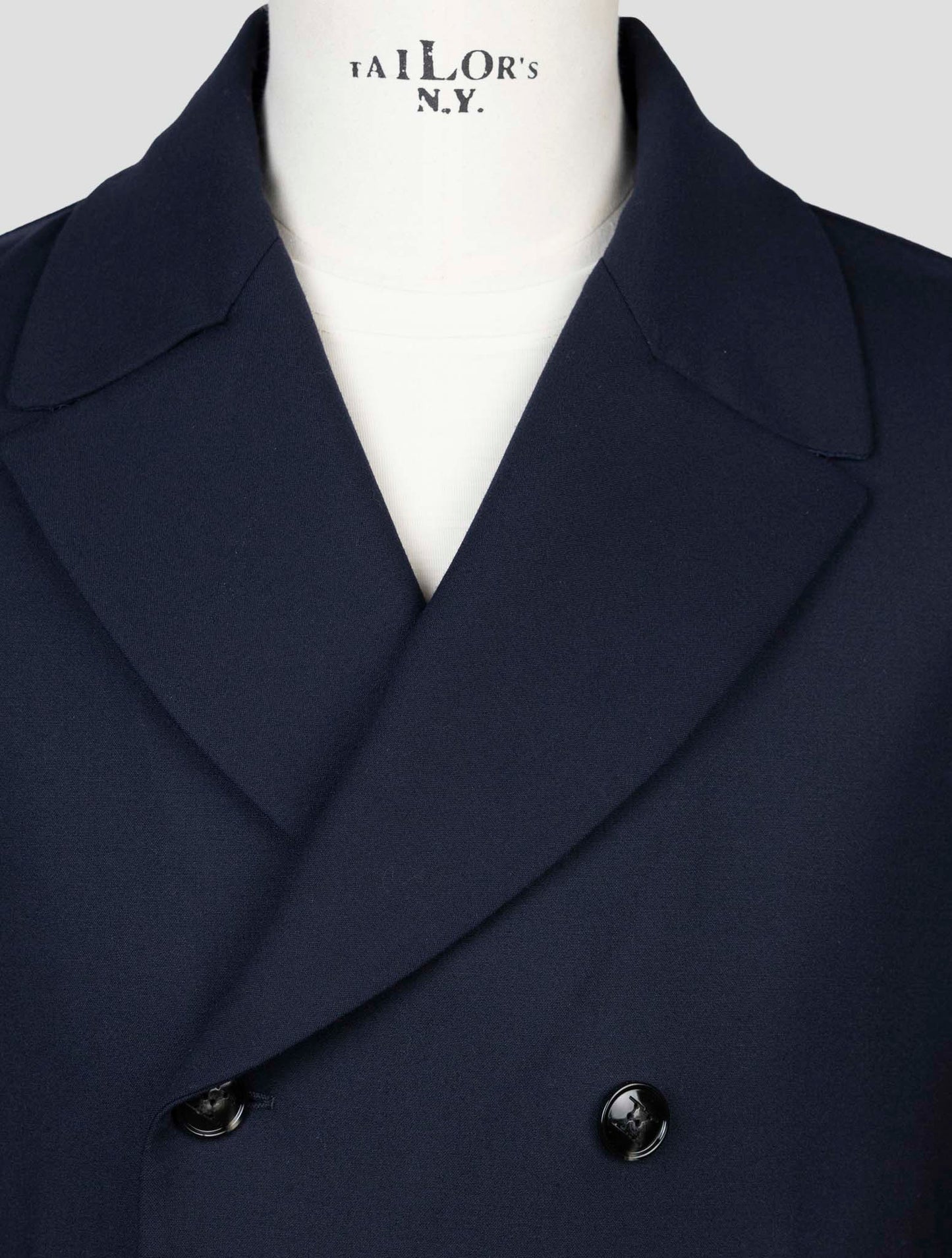 Kiton Blue Wool Pa Blazer