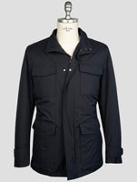 Kiton Blue Pl Coat