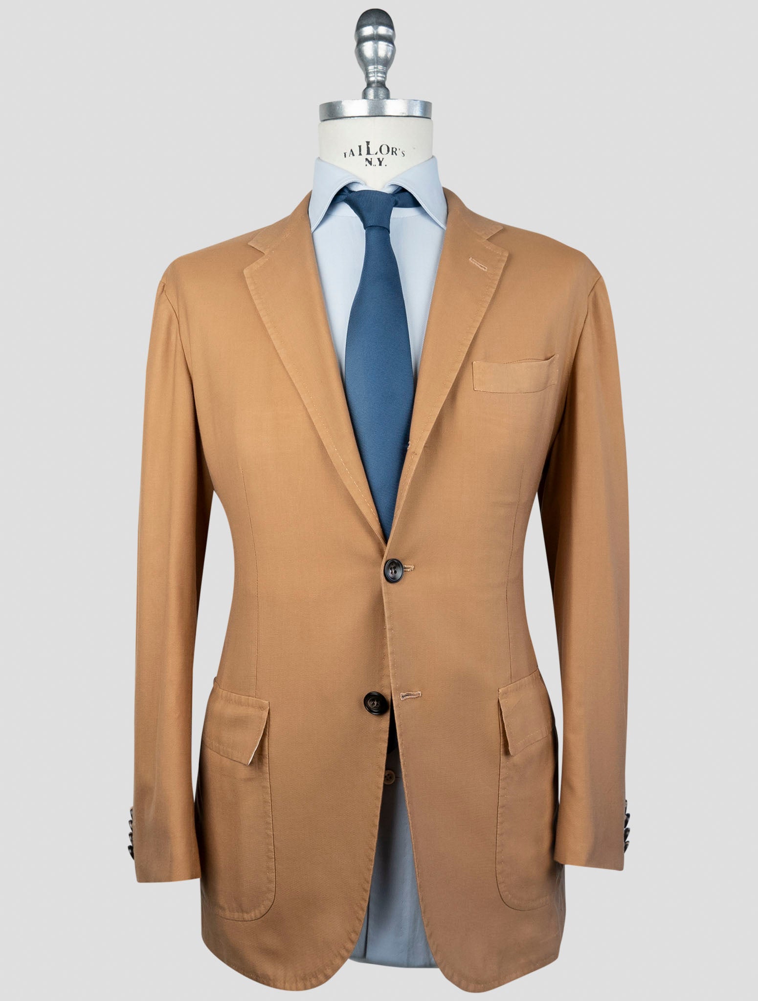 Kiton Brown Cashmere Blazer