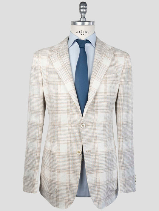Kiton Multicolor Cashmere Linen Blazer