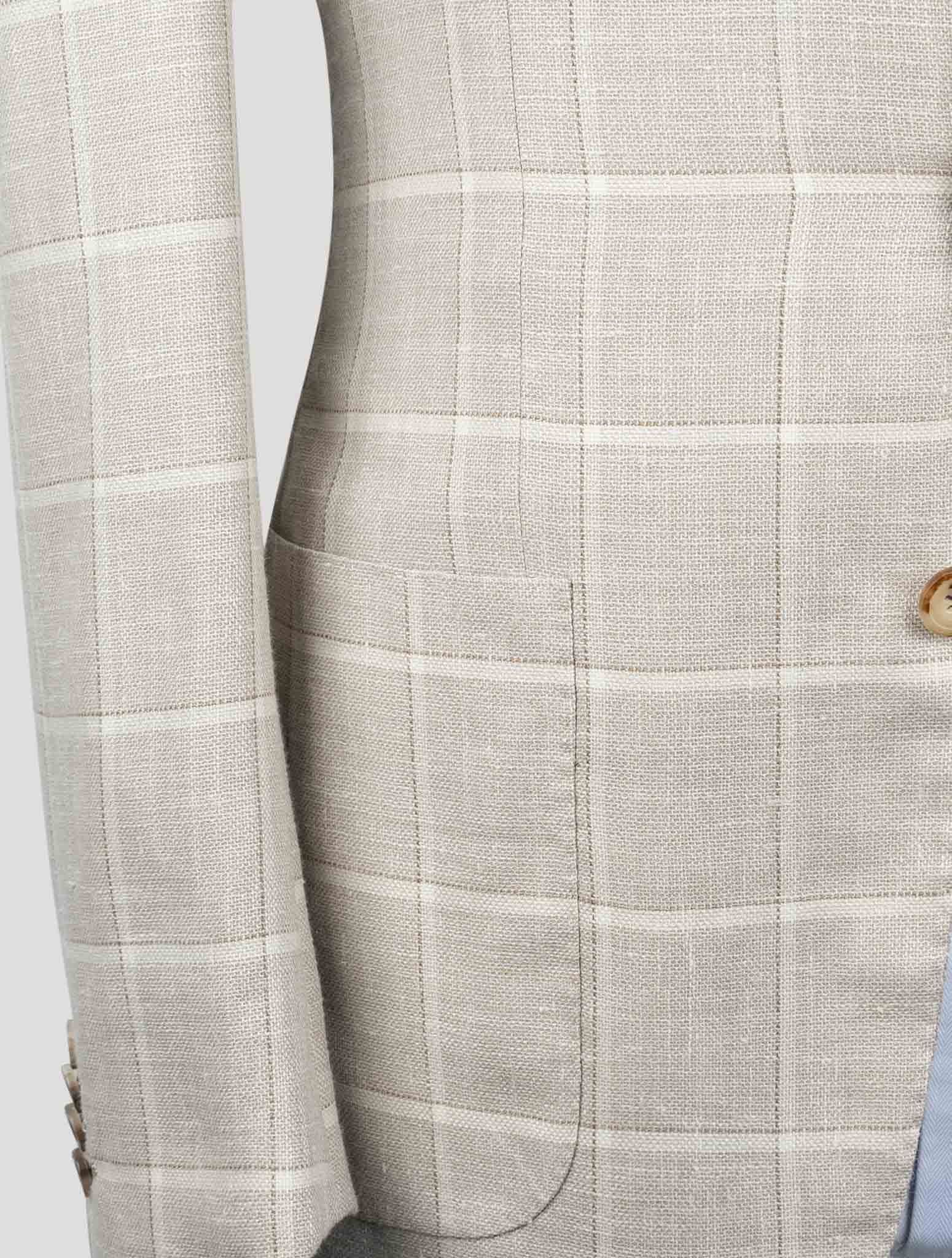 Kiton Brown Cashmere Silk Virgin Wool Pa Blazer