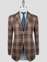 Kiton Brown Cashmere Silk Blazer