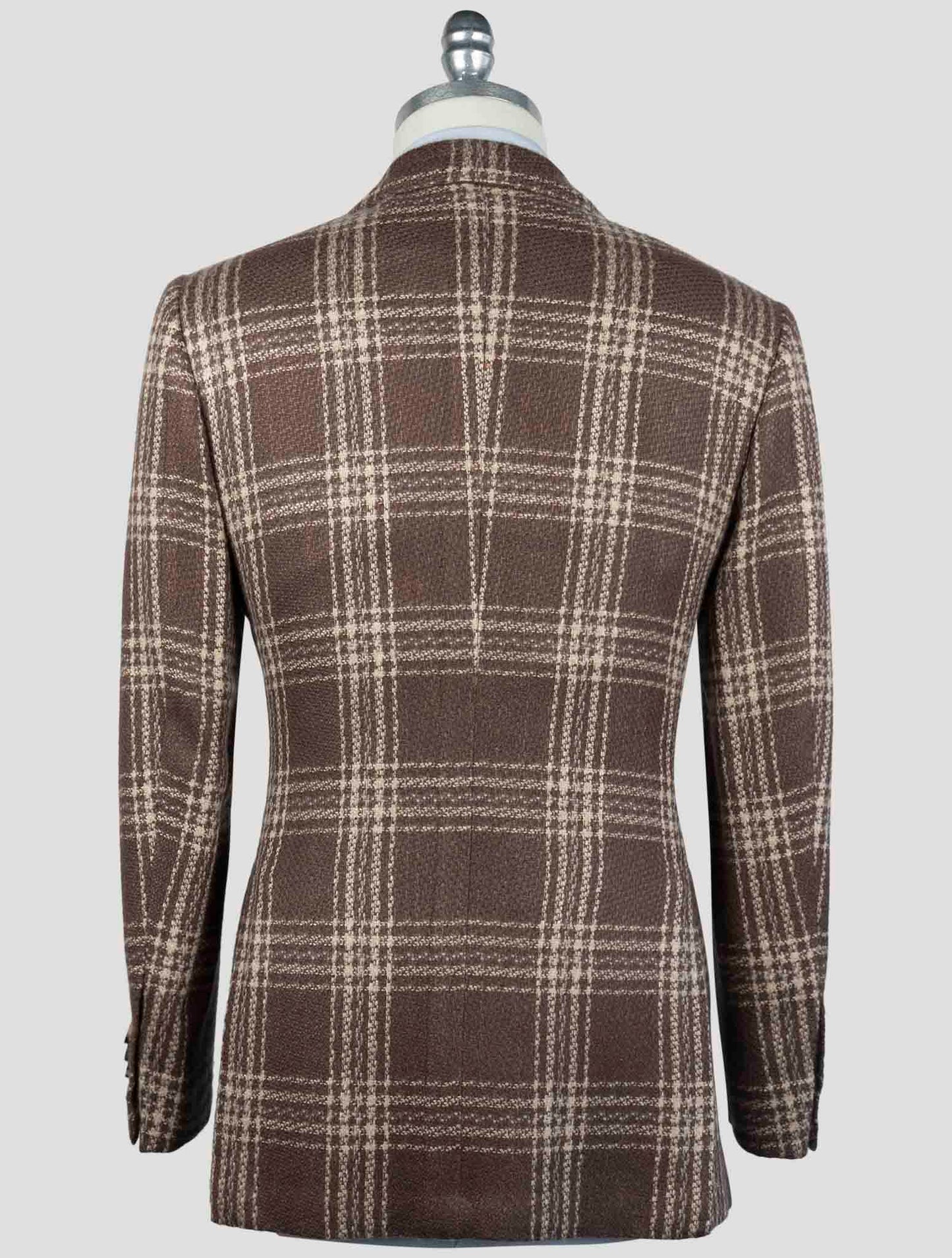 Kiton Brown Cashmere Silk Blazer